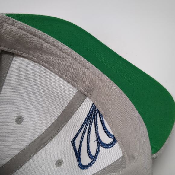 Sport-Tek Snapback Hat Solid Gray One Size Embroidered Logo Adjustable - Picture 8 of 9